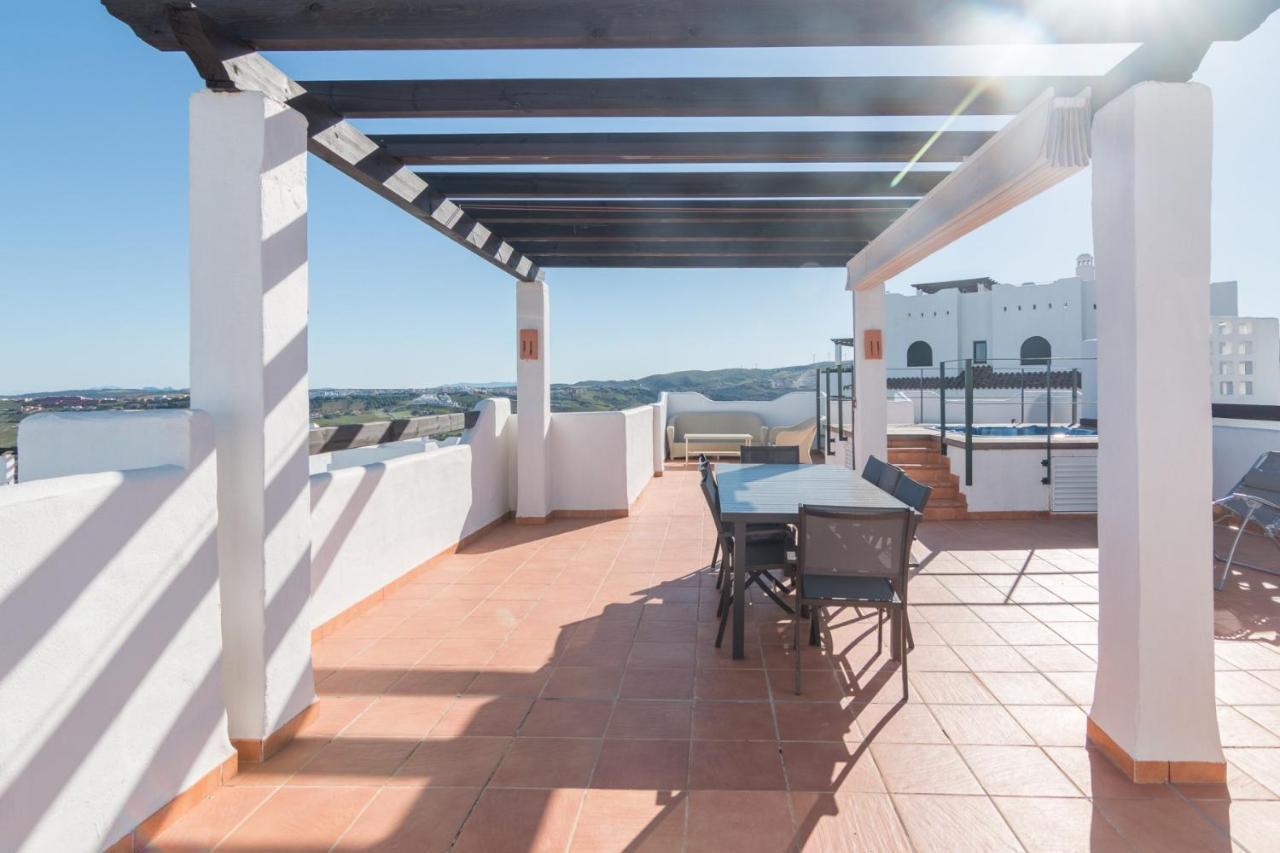 Appartamento 2186-Luxury Sea View Penthouse In Casares Costa Esterno foto
