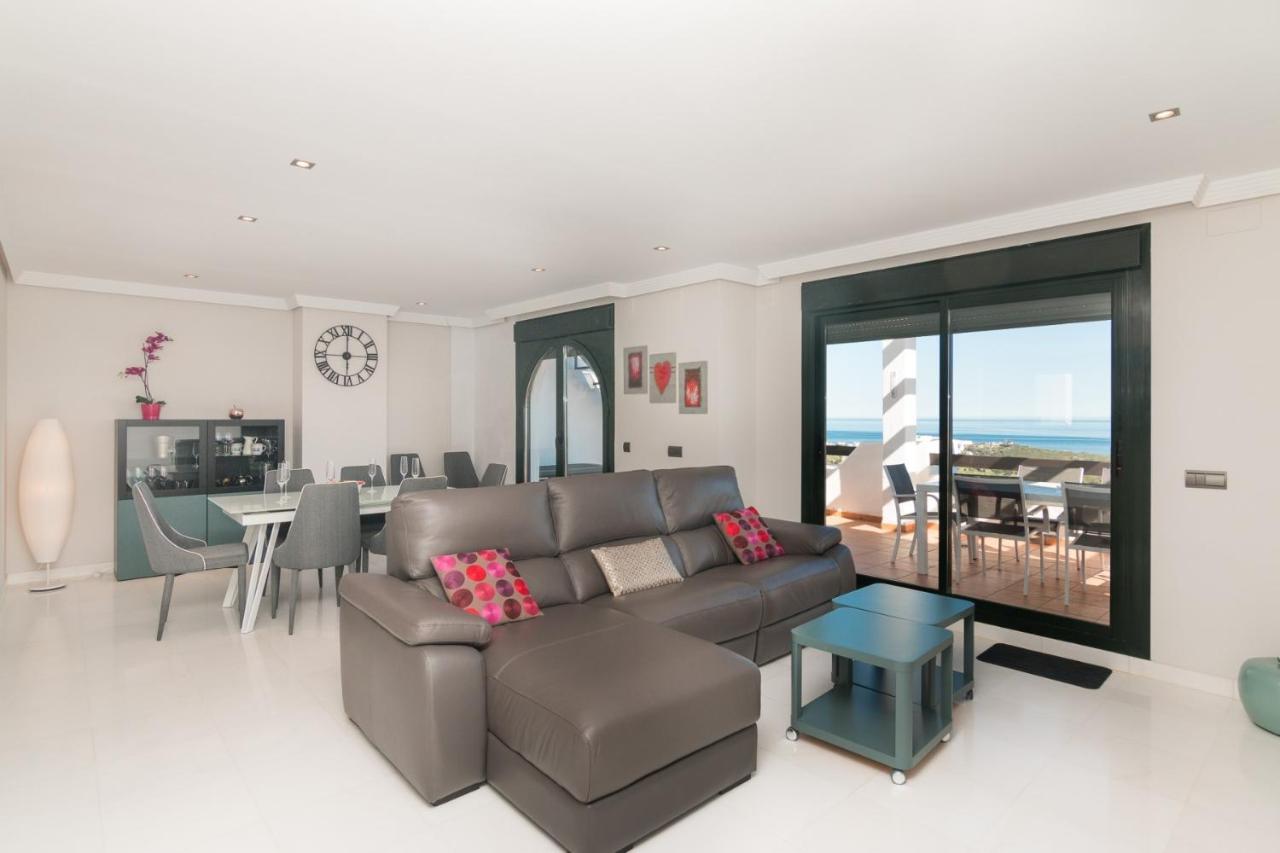 Appartamento 2186-Luxury Sea View Penthouse In Casares Costa Esterno foto