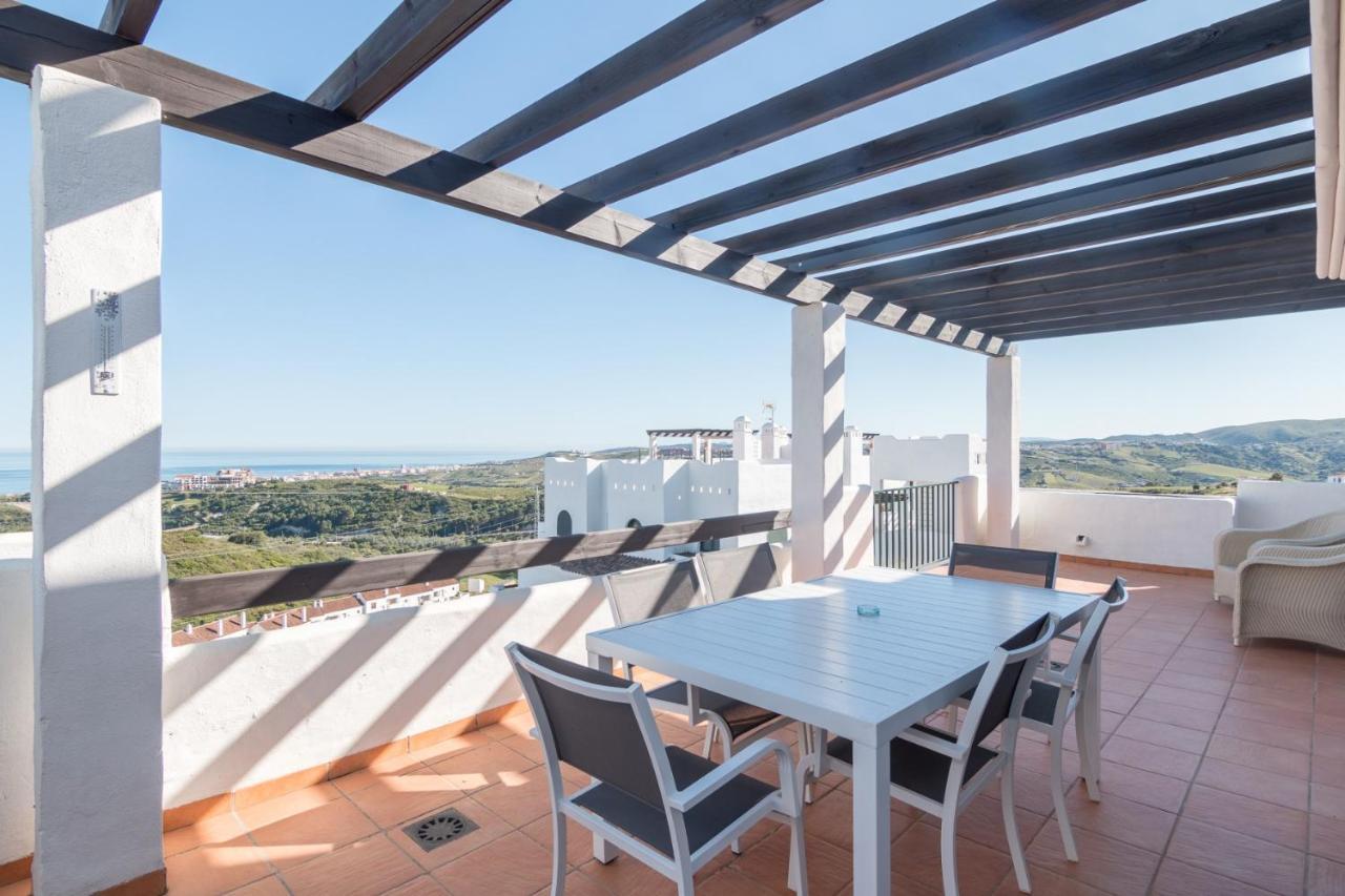 Appartamento 2186-Luxury Sea View Penthouse In Casares Costa Esterno foto