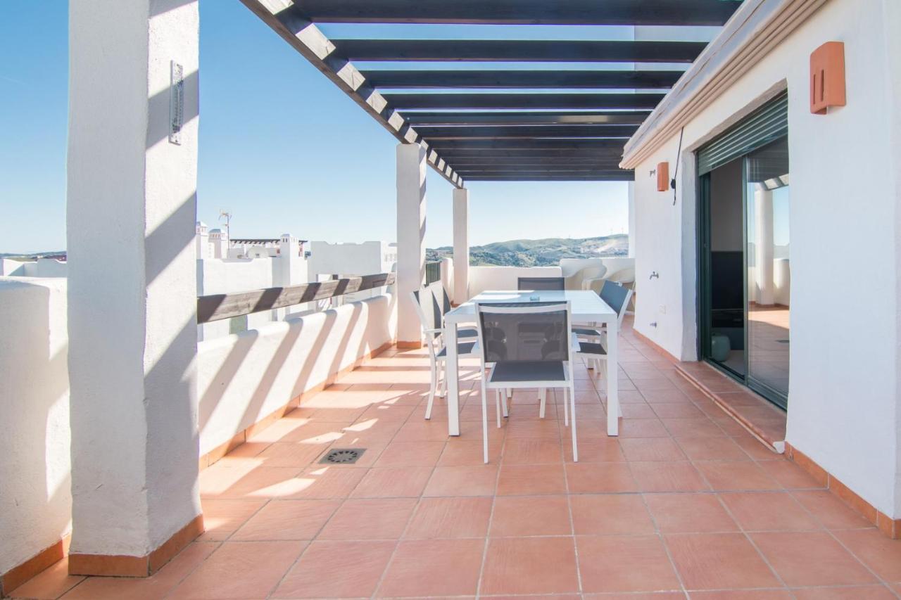 Appartamento 2186-Luxury Sea View Penthouse In Casares Costa Esterno foto