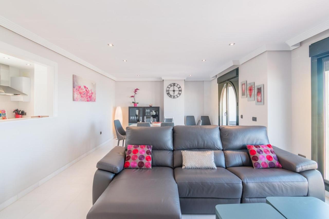 Appartamento 2186-Luxury Sea View Penthouse In Casares Costa Esterno foto
